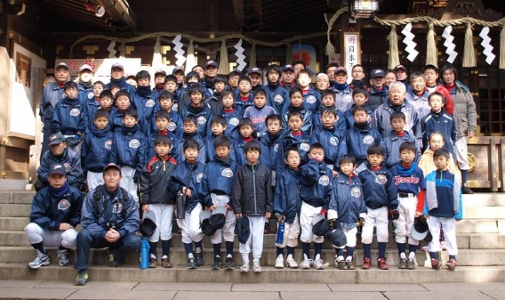 2014年1月12日　検見川神社参拝「必勝祈願」