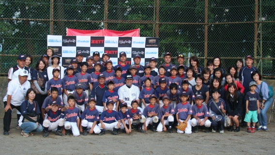 2015年10月3日　里崎智也氏　野球教室＠北磯辺公園