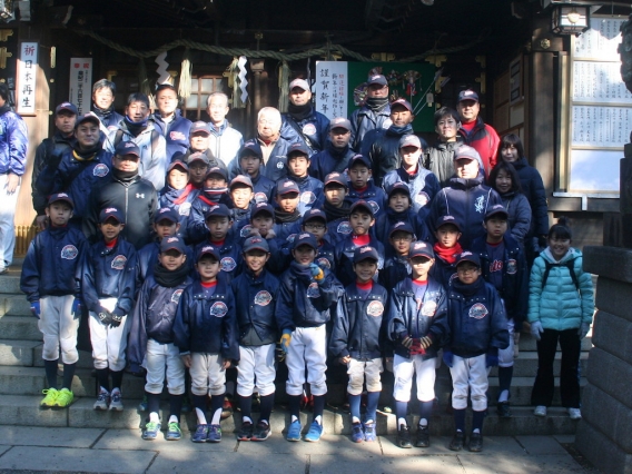 2017年1月7日　検見川神社参拝「必勝祈願」